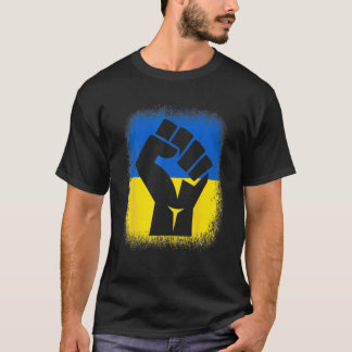 Die erste Fahne, die ich mit der Ukraine Solidarno T-Shirt