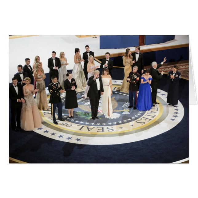 Die erste Familie am Freiheits-Ball (Vorderseite (Horizontal))