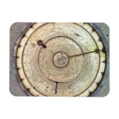 Die erste federgetriebene Uhr mit Sicherung, Sicht Magnet (Horizontal)
