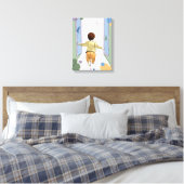 Die erste Grundlage – Frühe Kindheitsentdeckung Leinwanddruck (Insitu (Schlafzimmer))