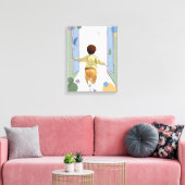 Die erste Grundlage – Frühe Kindheitsentdeckung Leinwanddruck (Insitu (Wohnzimmer))