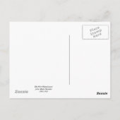 Die erste Klavierstunde von Muenier Postkarte (Rückseite)