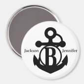 Die erste Kreuzfahrttür für das Paar nach Maß B Magnet (Vorderseite/Rückseite)