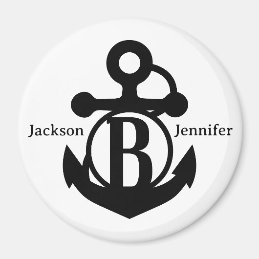 Die erste Kreuzfahrttür für das Paar nach Maß B Magnet (Vorne)