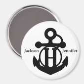 Die erste Kreuzfahrttür für das Paar nach Maß H Magnet (Vorderseite/Rückseite)