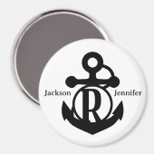 Die erste Kreuzfahrttür für das Paar nach Maß R Magnet (Vorderseite/Rückseite)