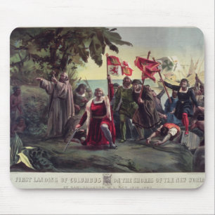Die erste Landung von Columbus Mousepad