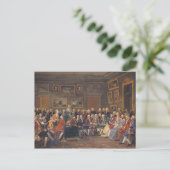 Die erste Lesung bei Mme Postkarte (Stehend Vorderseite)