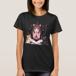 Die erste Liebe der japanischen Anime Girl One T-Shirt
