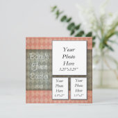 Die erste Osterfotokarte des Babys Feiertagskarte (Stehend Vorderseite)