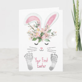 Die erste Ostersonne der Großtochter Feiertagskarte