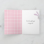 Die erste Ostersonne der Großtochter Feiertagskarte (Innenseite)