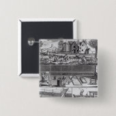 Die erste Platte der Woollen Fertigung Button (Vorne & Hinten)