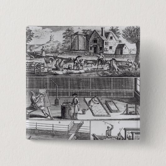 Die erste Platte der Woollen Fertigung Button (Vorderseite)