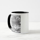 Die erste Platte der Woollen Fertigung Tasse (Vorderseite Links)