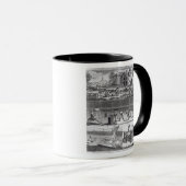 Die erste Platte der Woollen Fertigung Tasse (VorderseiteRechts)