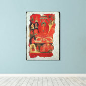 Die erste Predigt von Buddha Leinwanddruck (Insitu (Holzboden))