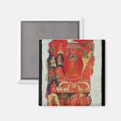 Die erste Predigt von Buddha Magnet (Vorderseite/Rückseite)
