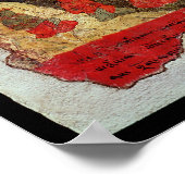 Die erste Predigt von Buddha Poster (Ecke)