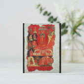 Die erste Predigt von Buddha Postkarte (Stehend Vorderseite)