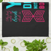 Die erste Regel des Buchklubs lustige Phrase Küchentuch (Gefaltet)