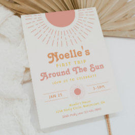 Die erste Reise des Mädchens um die Sonne Einladung