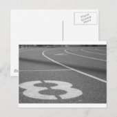 Die erste Runde Postkarte (Vorne/Hinten)