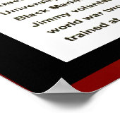 DIE ERSTE SCHWARZE MARINE 1942 POSTER (Ecke)