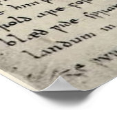 Die erste Seite von Beowulf Print Poster (Ecke)