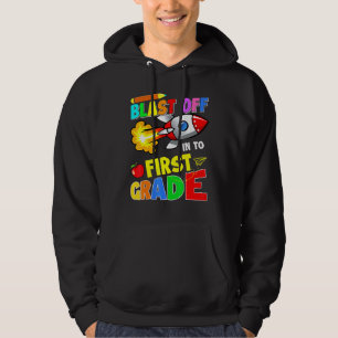Die erste Stufe zurück zum Lehrer Hoodie