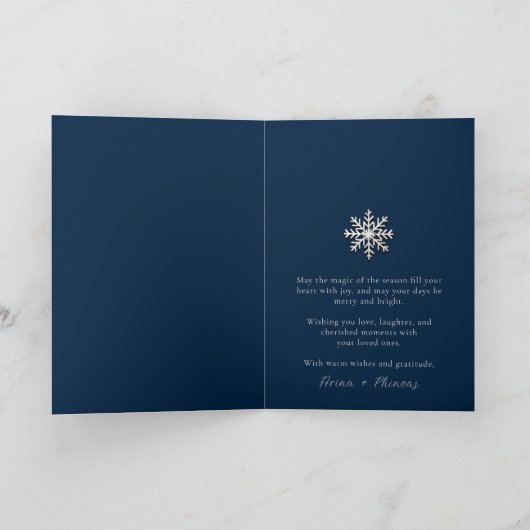 Die erste Urlaubskarte von Newlywings Karte (Innenseite)