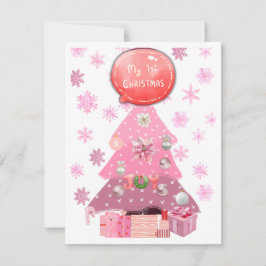 Die erste Urlaubssaison des Kindes Feiertagskarte