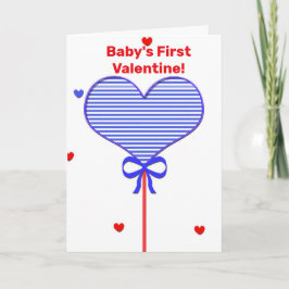 DIE ERSTE VALENTINKARTE EINES BABYS DANKESKARTE