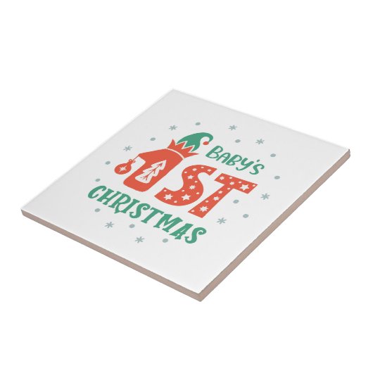 Die erste Weihnacht des Babys Fliese (Seite)