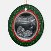 Die erste Weihnacht des Babys Keramik Ornament (Links)