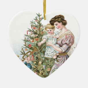 Die erste Weihnacht des Babys Keramikornament