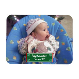 Die erste Weihnacht des Babys Magnet