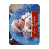 Die erste Weihnacht des Babys Magnet (Vertikal)