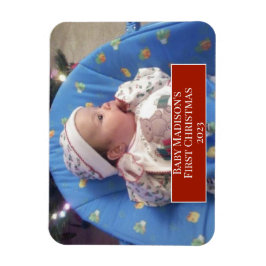 Die erste Weihnacht des Babys Magnet
