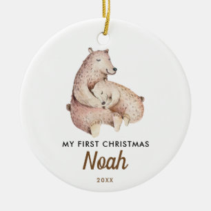 Die erste Weihnacht des Babys   Niedliches Baby Be Keramik Ornament