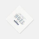 Die erste Weihnachten Baby Boy Weihnachtsdusche Serviette (Ecke)