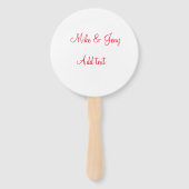 Die erste Weihnachts-Paar-Namen-SMS Fächer (Rückseite)