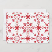 Die erste Weihnachtsankündigung des Babys Einladung (Rückseite)