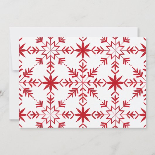 Die erste Weihnachtsankündigung des Babys Einladung (Rückseite)