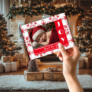Die erste Weihnachtsankündigung des Babys Magnet