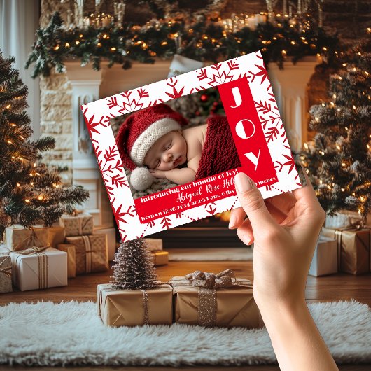 Die erste Weihnachtsankündigung des Babys Magnet