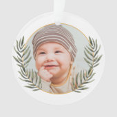 Die erste Weihnachtsdekoration des Kindes Ornament (Vorderseite)
