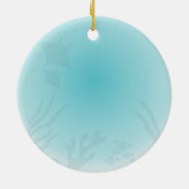 Die erste Weihnachtsfeier der Keramik des Babys Ornament (Hinten)