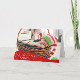 Die erste Weihnachtsfreude des Babys - DEIN BABYS  Karte