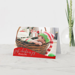 Die erste Weihnachtsfreude des Babys - DEIN BABYS Karte